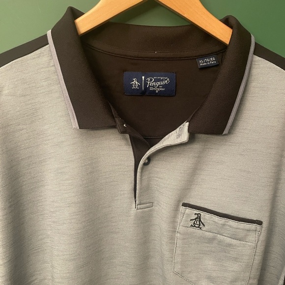 Original Penguin Gray and Black Polo Shirt - Picture 4 of 8